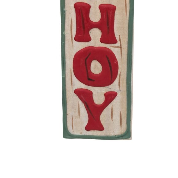 Nautical Wooden "Ahoy" Sign With Rope Hanger Christmas Ornament Miniature 6.5" - Picture 4 of 6